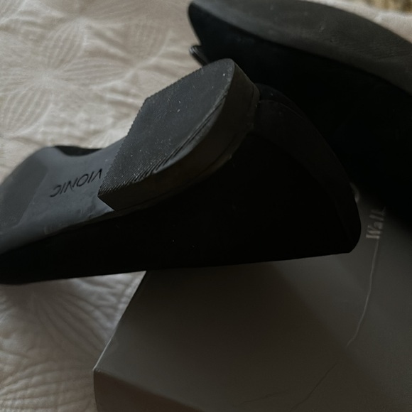 Vionic Black Suede Flats - Picture 4 of 5
